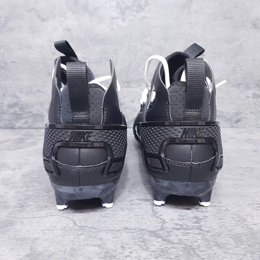 NIke Huarache‎ 9 Elite Lax Mid Lacrosse Cleats Mens 12.5 Black White FD0088-002